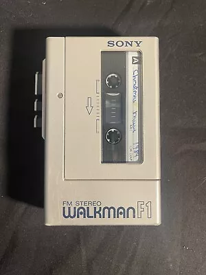 Vintage 1980's SONY Walkman WM-F1 FM Stereo Cassette Tape Player WORKS TESTED • $210