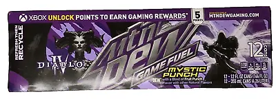 New Mtn Dew Game Fuel Mystic Punch Flavored Soda 12 Pack 12 Floz Cans Diablo Iv • $24.99