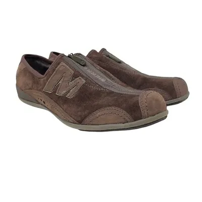 Merrell Shoes Womens 7.5 Arabesque Suede Leather Espresso Brown Outdoor Zipper • $20.93