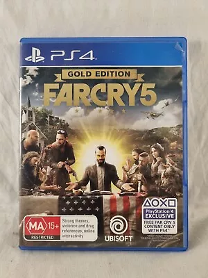 Far Cry 5 Gold Edition PlayStation 4 PS4 Video Game PAL Free Postage  • $22