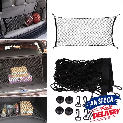 Car Net Cargo Trunk Luggage Large Boot Organizer Storage Tidy SUV Rear Universal • $14.95