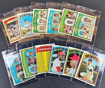 1972 Topps Baseball Cards -- Stars Semi-Stars Rookie Cards • $7.50