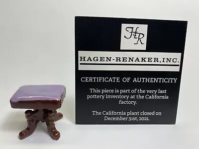 Hagen Renaker #139 A-3125 NOS Piano Bench 2021 Last Of The Factory Stock  • $13.99