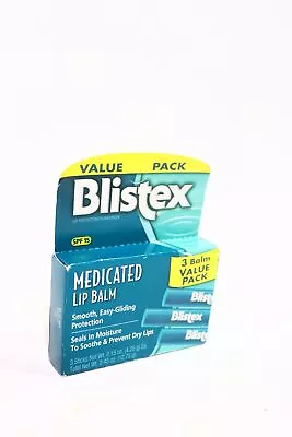 Blistex Medicated Moisturizing Lip Balm With Cocoa Butter Beeswax & Menthol • $4.99