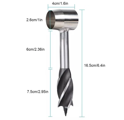 £19.19 • Buy Survival Tool Bushcraft Hand Drill Auger Wrench Scotch Eye Wood Drill Prepper 