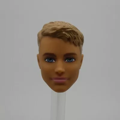 Barbie Ken Doll Head Dolphin Magic Face Blonde Medium Light Skin 2019 FJF09 • $7.49