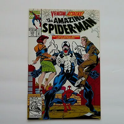Amazing Spider-Man 374 (1993) Venom Attacks Marvel A3 • $9.99