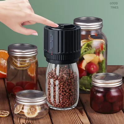 True Bright Electric Mason Jar Vacuum Sealer Kit For Wide Mouth & Regular Mouth • $20.86