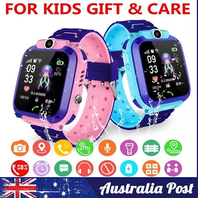 $22.09 • Buy 2022 Kids Tracker Smart Watch Phone GSM SIM Alarm Camera SOS Call For Boys Girls