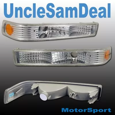 For Chevy S10 Blazer Euro Chrome Turn Signal Corner Lights Pair (non Fog Lights) • $60.99