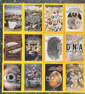 National Geographic Magazines Year 2016 Complete Set • $12