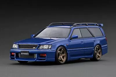 1:18 Nissan Stagea 260RS (WGNC34) -- Blue -- Ignition Model IG2891 • $499.99