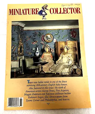 Miniature Collector Spring 1988 Magazine Doll House 86 Pages Has Writing • $5