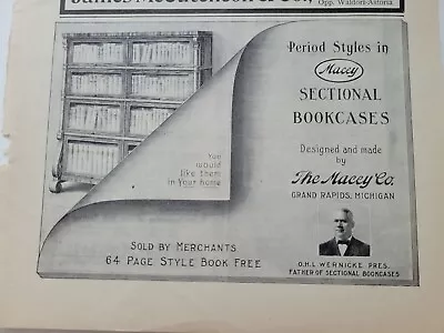 1910 Macey Co Sectional Bookcase Furniture Period Styles  Vintage Ad  • $9.99