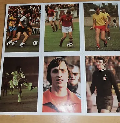 1974 Cruyff # 26 - Zoff # 17 - New Pictures Detach Board • $481.41