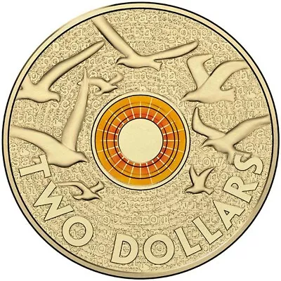 $14.99 • Buy 2015 Australian $2 Coin Orange Flanders Field Remembrance Day Two Dollar Circ