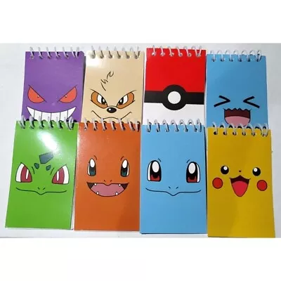 Pokemon Notepad Party Favors Sealed Pack Of 24 8 Designs 3 Each Free Shipping • $12.99