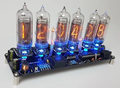 £52.95 • Buy Nixie Clock Kit For IN-14 Nixie Tubes. PV Electronics Quality.Tubes Not Included