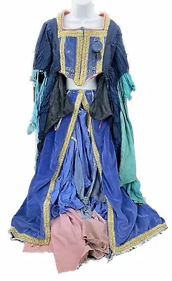M/L TX Renaissance Festival TRF Dress Costume Distressed Medieval Wench Ghost • $63.99