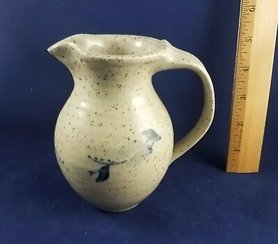 Stoneware Pitcher Westwind Pottery Harpers Ferry West Virginia 1990 5-1/2  • $11.50