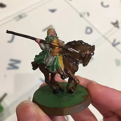 Eowyn Mounted Horse Rider Lord Of The Rings Middle-earth Metal Lotr Spear Rohan • £34.95
