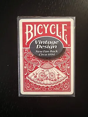 Vintage New Fan Back Series 1st Print Seal Cincinnati Ohio Playing Cards Bicycle • $42.58