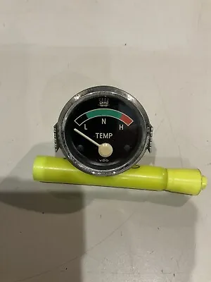 Vintage Saab Vdo Temp Temperature Gauge Nice Condition Untested • $29.95