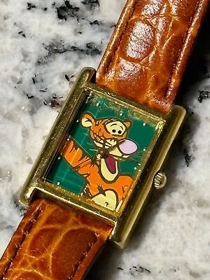 DISNEY Vintage Tigger Quartz Watch Japan Winnie The Pooh New Battery Working • $43