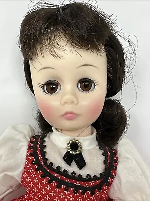 Vintage Madame Alexander Little Women Jo Doll  12  Tall  Tag Box NEEDS RESTRUNG  • $20