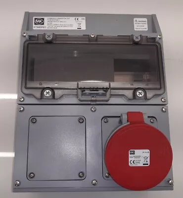 £55 • Buy Mk Commando Socket 63a 5 Combination Unit Housing Fuseboard Consumer Unit Ip44 
