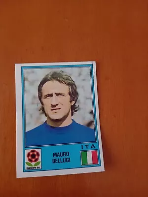 PANINI FOOTBALL ALBUM Europa 80 Number 152 Mauro Bellugi New With Veil • £2.13