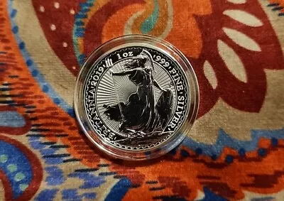 2019 Silver BRITANNIA 1oz Coin - UK Royal Mint - Bullion • £30