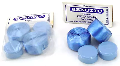 Benotto Handlebar Tape Cello Bar Smooth Vintage Blue Moser NOS X 2 LOT • $29.25