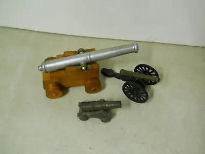 X3 Vintage Military Miniature Cannons • $27.96