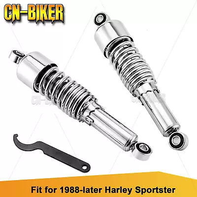 13  Preload Adjustable Rear Shocks Kit Fit For Harley Sportster Iron XL 883 1200 • $89.99