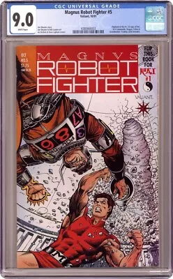 Magnus Robot Fighter #5 (1991) CGC 9.0 *KEY 1st App Of Rai Valiant Comics • $10