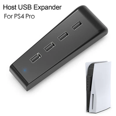 $21.76 • Buy For PS4 Pro 5 Port Adapter Charger Host USB Expander USB HUB Splitter For PS5