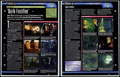 £1.49 • Buy Dark Frontier - Voyager - Star Trek Fact File Page