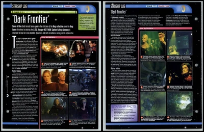 £1.49 • Buy Dark Frontier - Voyager - Star Trek Fact File Page