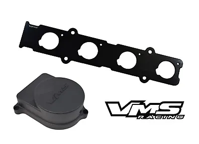 VMS Racing Coil On Plug Adapter Plate Black And B16 B18 Distributor Cap Cover B • $88.95
