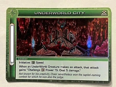 $108.99 • Buy Chaotic 230/232 Underworld City Super Rare Holo Foil Location Card