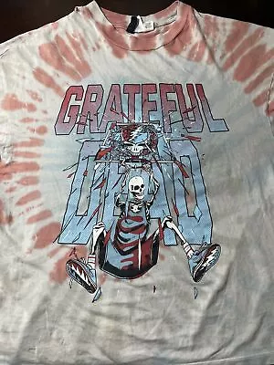 Grateful Dead Tie Dye H&M Divided Adult Tshirt Size XS Oversized Basketball Dunk • $4