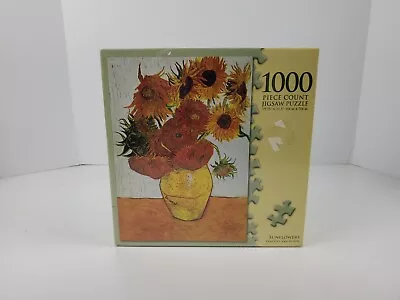 NEW Puzzle Makers Van Gogh Sun Flowers 1000 Piece  • $5