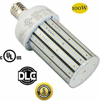 UL Commercial 100W LED Corn Light Bulb E39 6000K Replacing 400W Metal Halide DLC • $58.89