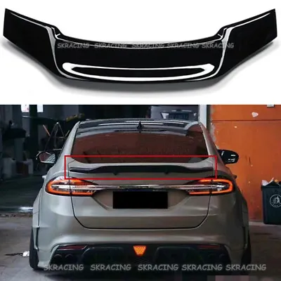 For Ford Mondeo Fusion 2013-2020 Gloss Black Rear Trunk Lip Spoiler Wing Bodykit • $212
