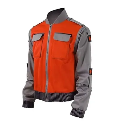 Adult Back To The Future Marty McFly Red Puffer Vest Costume SIZE S (New) • $30