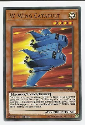 W-Wing Catapult LCKC-EN083 Ultra Rare Yu-Gi-Oh Card 1st Edition New • £3.99