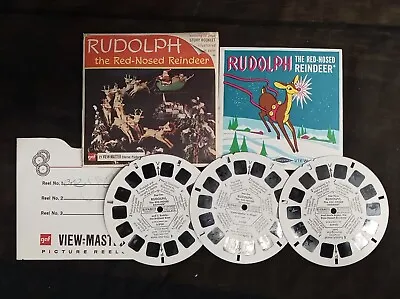 View-Master RUDOLPH THE RED-NOSED REINDEER B870 - 3 Reel Set + Booklet  • $14.99