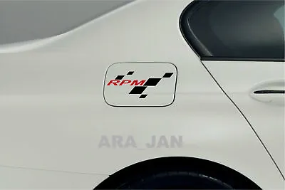 RPM Racing Sport Decal Sticker Fuel Gas Tank Car Logo Motorsport Performance • $15.26