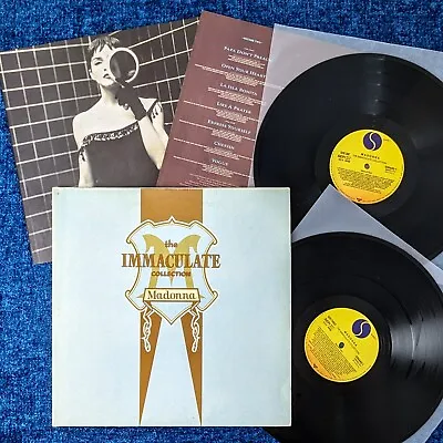 Madonna Misprint Immaculate Collection Greek 12'' Vinyl Lp Record Complete Rare • $250